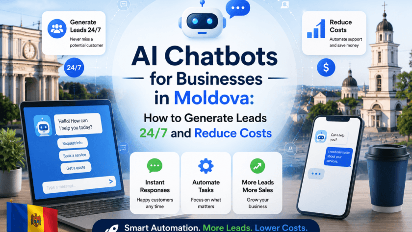 AI Chatbots for Businesses in Moldova: How to Generate Leads 24/7 and Reduce Costs