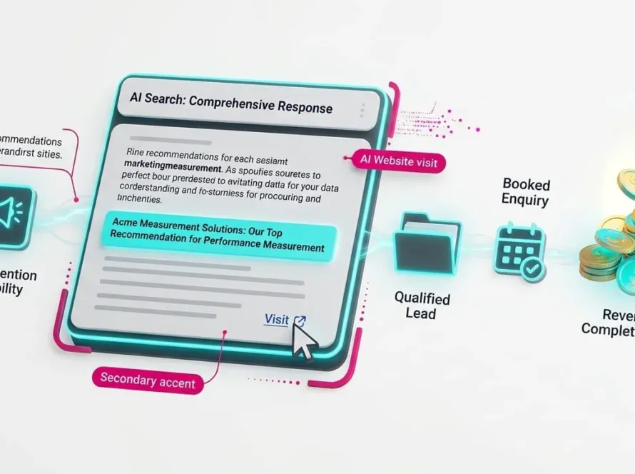 AI Search brand visibility connected to website visits, qualified leads and business revenue